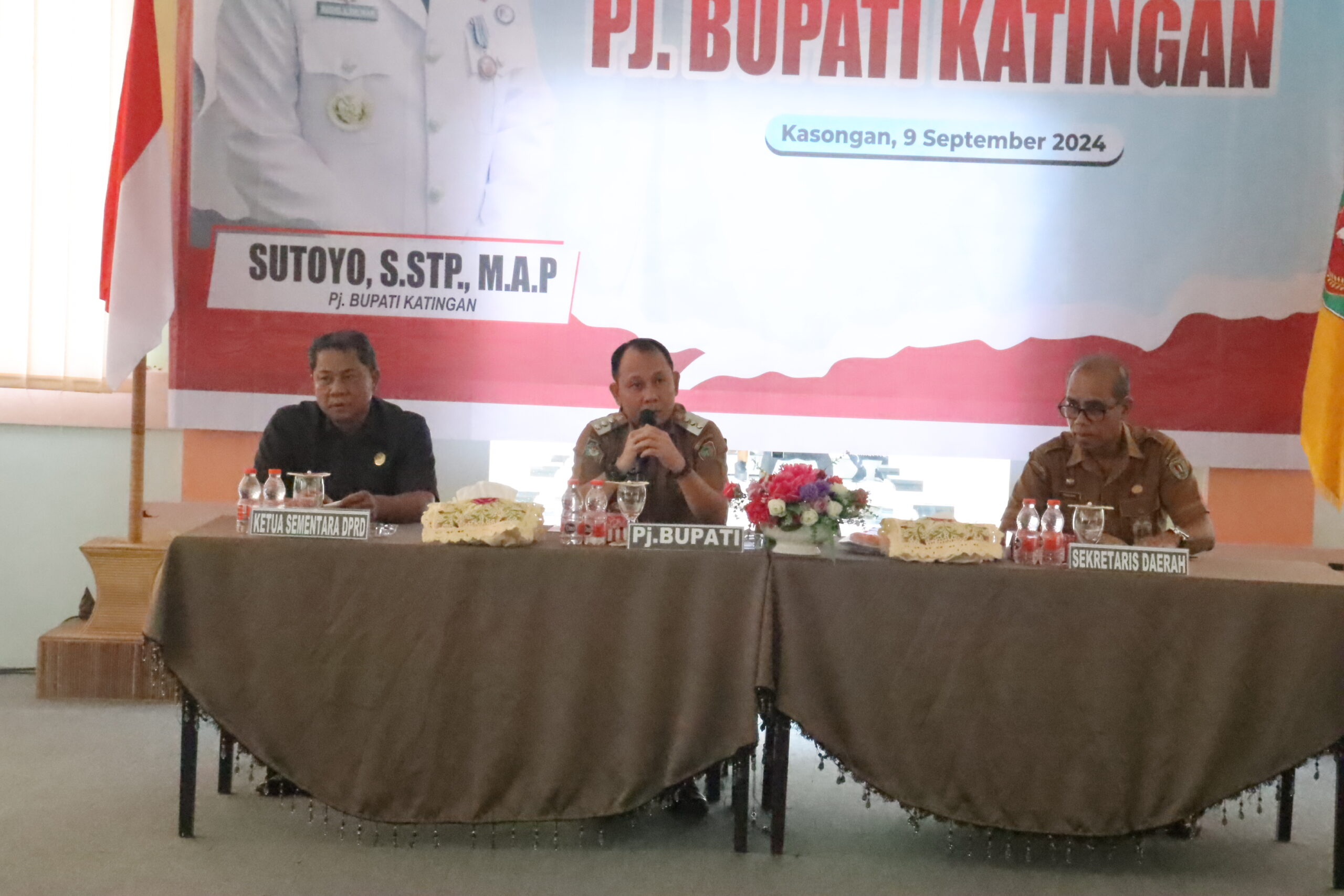 Foto : Saat pertemuan dengan fokopimda.