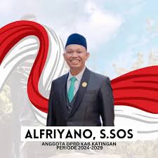 Foto : Anggota DPRD Katingan, Alfriyano.