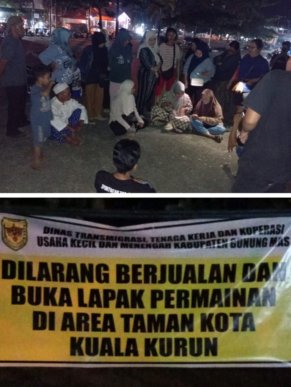 UMKM Merasa “Terusir” dari Taman Kota,DPRD Gumas Buka Suara!